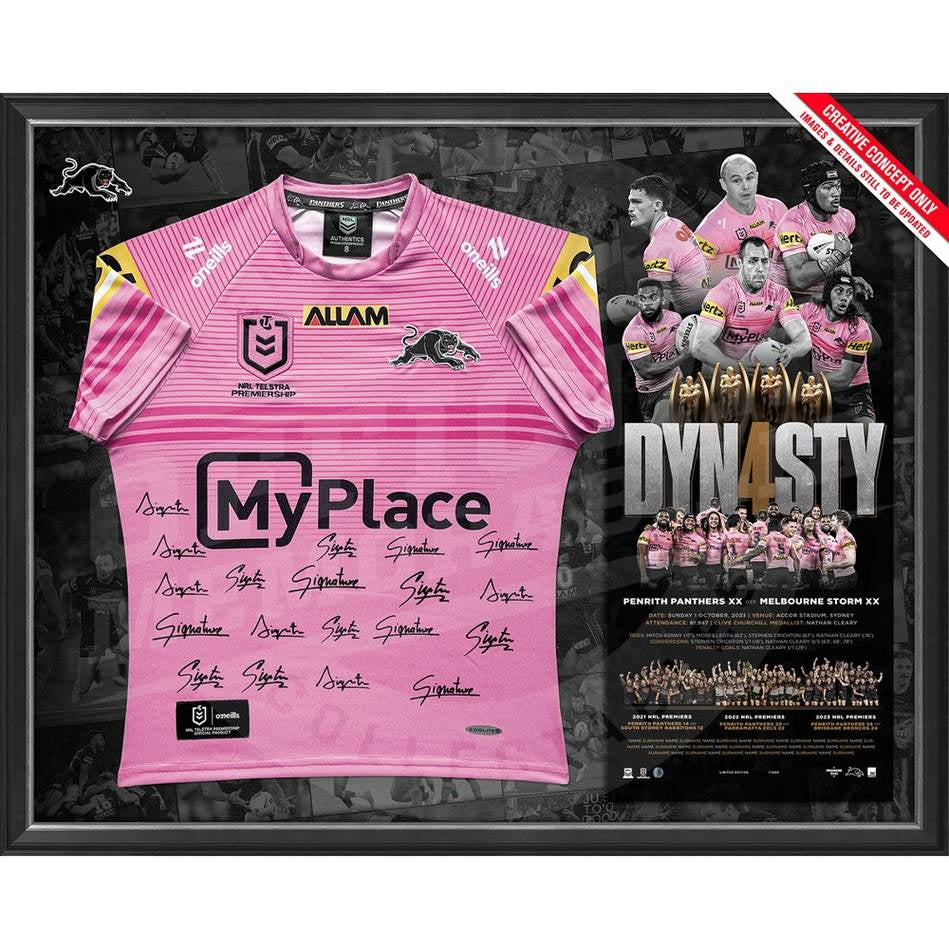 Penrith Panthers 2024 Premiers Team Signed Jersey