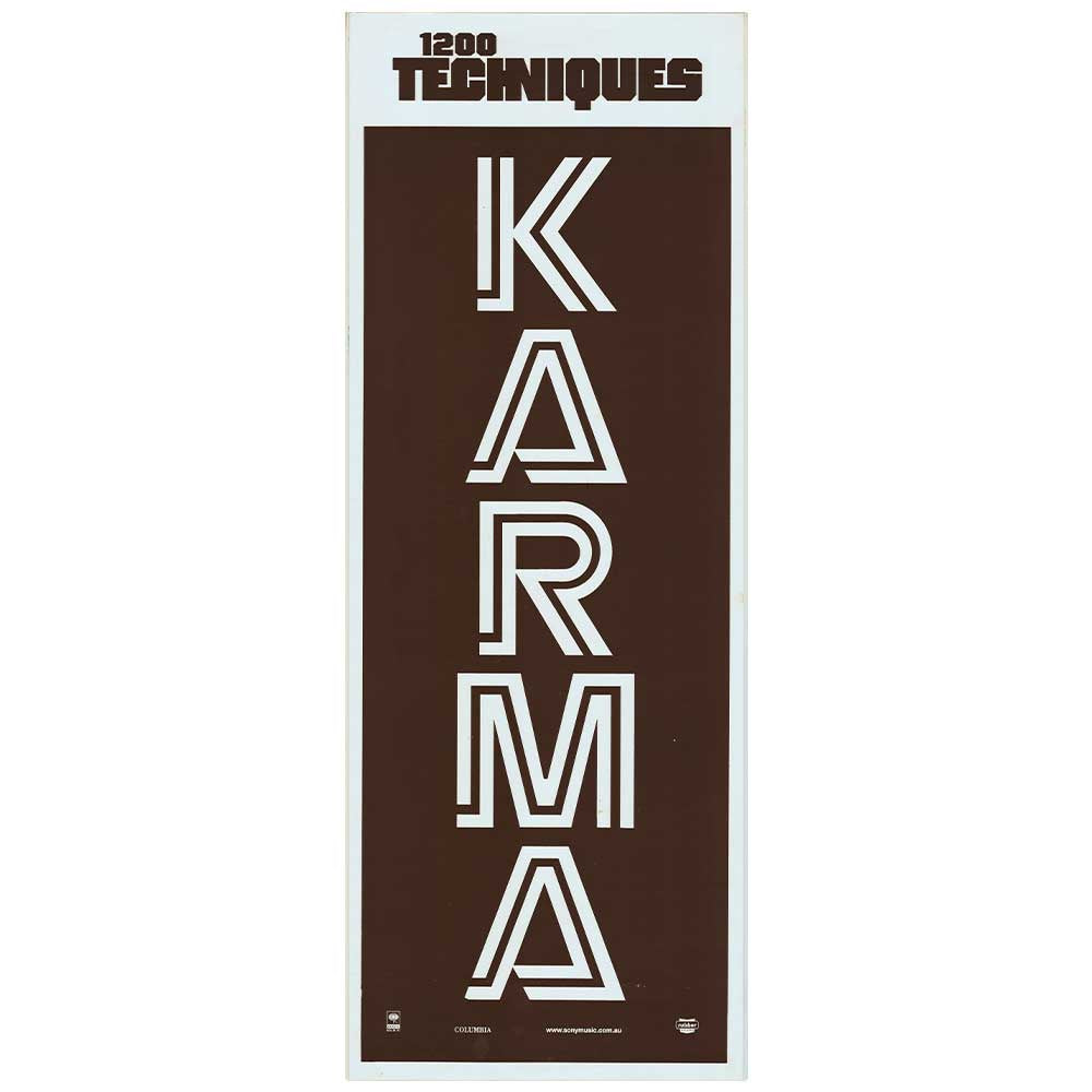 1200 Techniques - Karma Vintage Daybill Poster Unframed