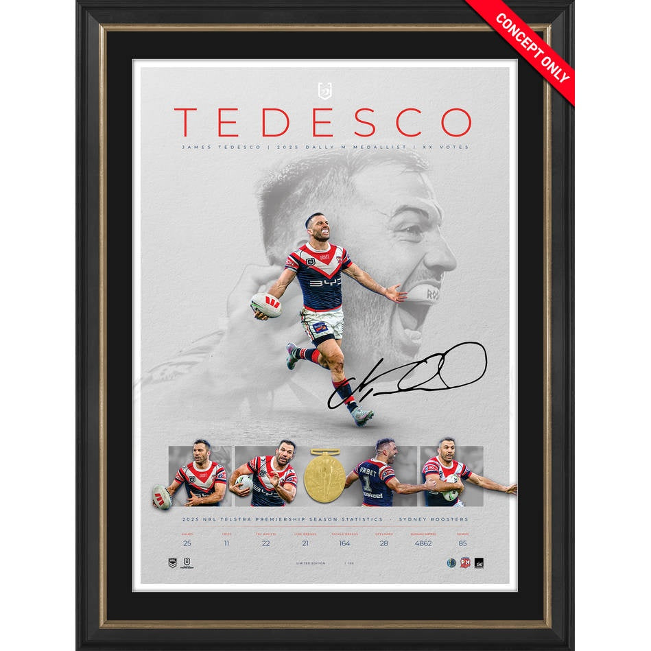 James Tedesco Signed Dally M Lithograph