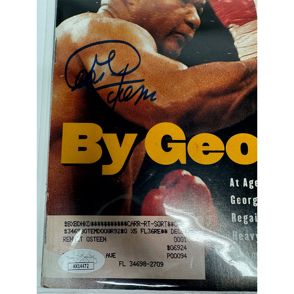 George Foreman Signed Sports Illustrated Nov 1994 JSA