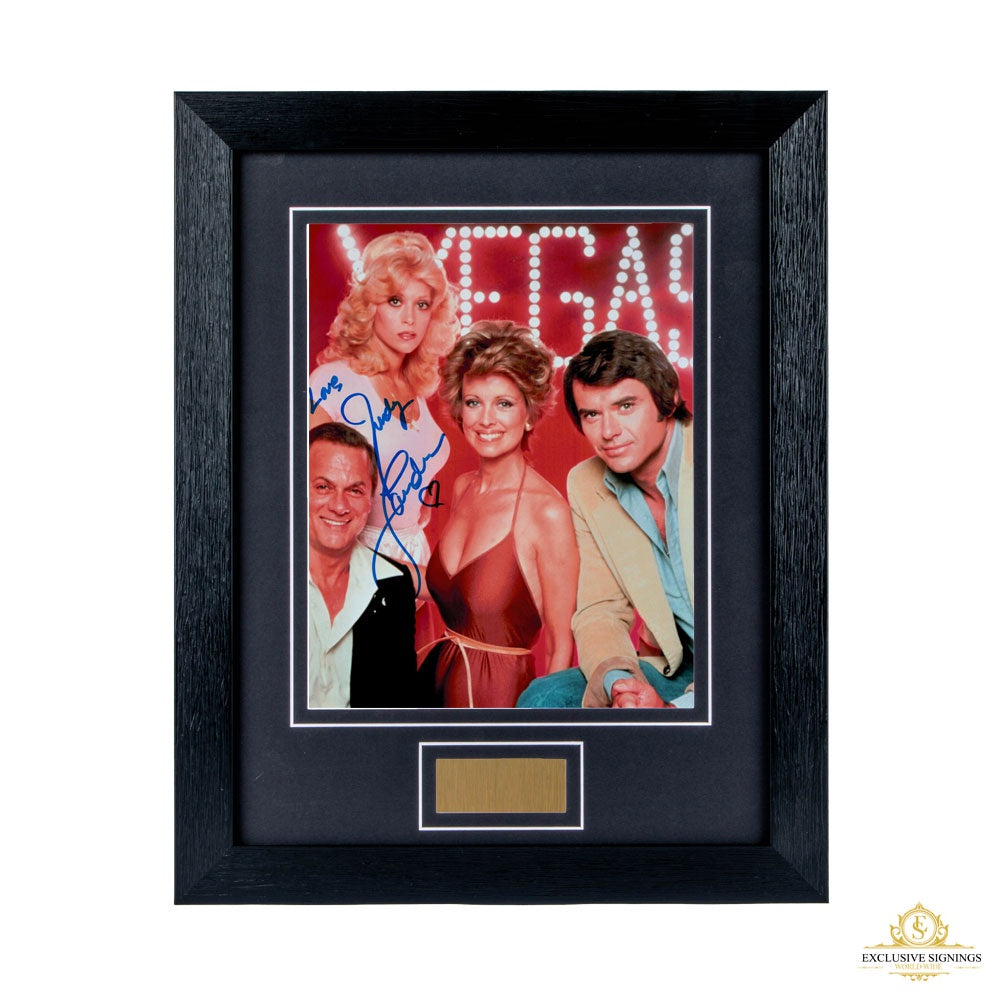Judy Landers Vegas Signed Framed Photo