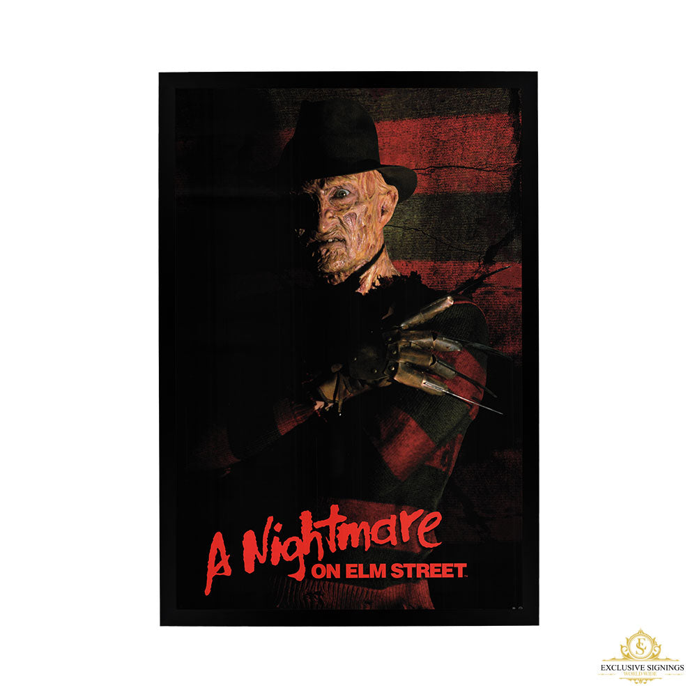 Nightmare On Elm Street - Freddy Kruger Poster Framed
