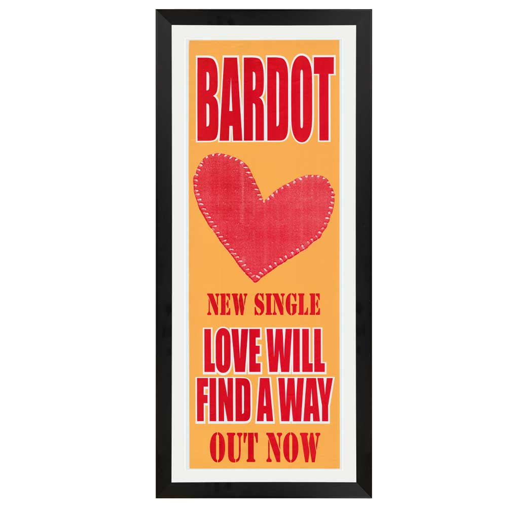 Bardot - Love Will Find a Way Vintage Daybill Poster Framed