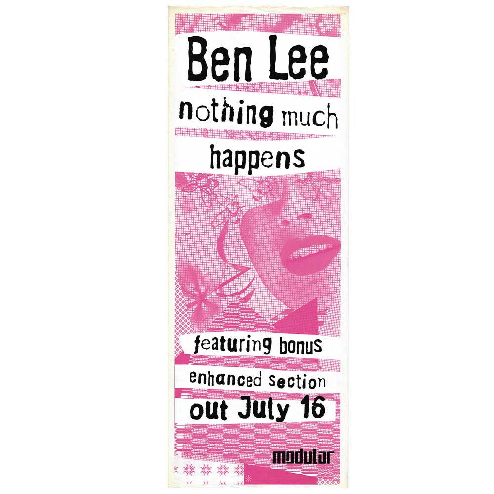 Ben Lee - Nothing Much Happens Vintage Daybill Poster Unframed