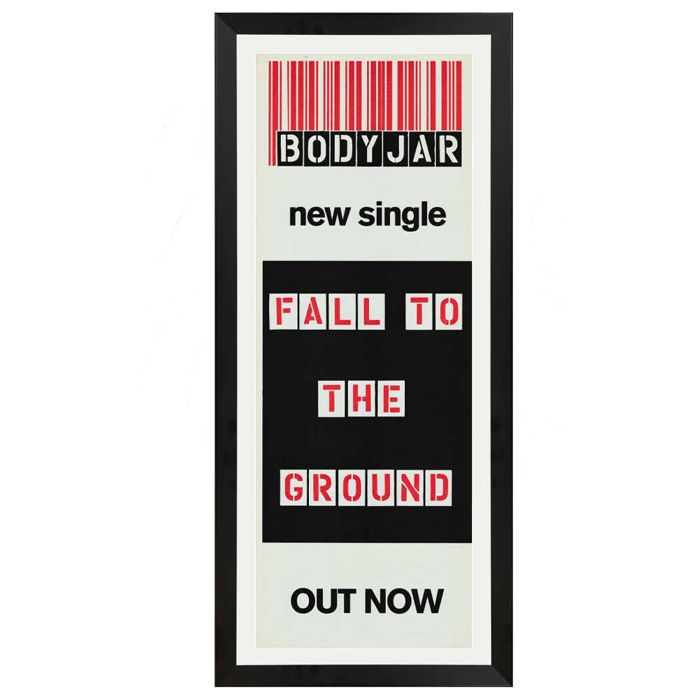 Bodyjar - Fall to the Ground Vintage Daybill Poster Framed