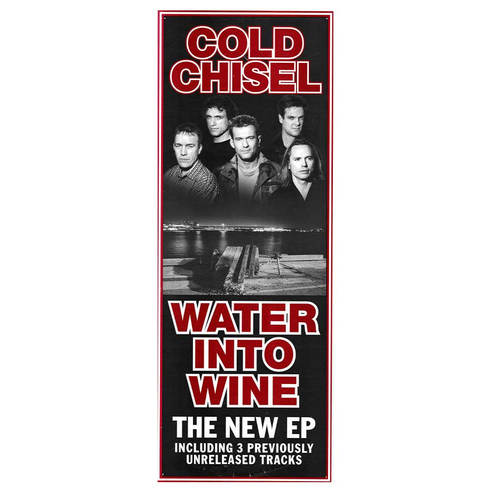 Cold Chisel - Water Into Wine Promotional Vintage Daybill Poster Unframed