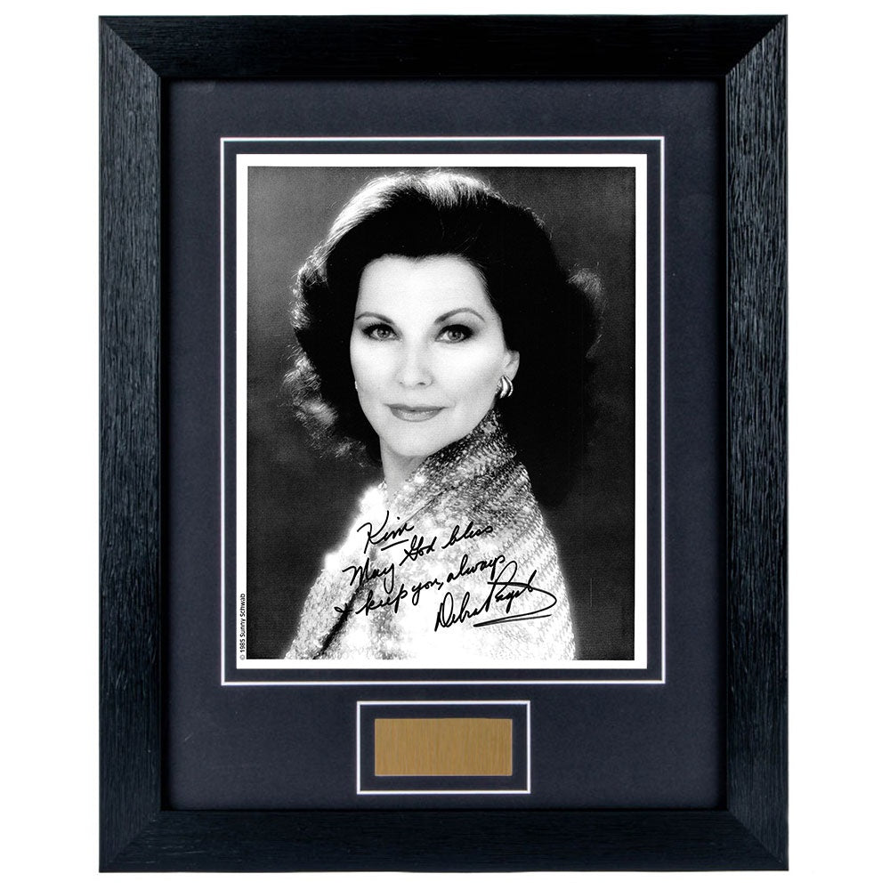 Debra Paget Personally Signed Personalised portrait 8 x 10 Photograph Framed