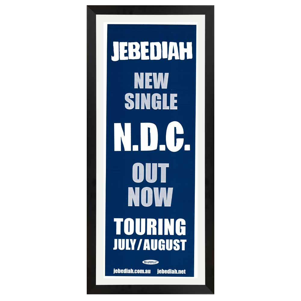 Jebediah – N.D.C. Vintage Daybill Poster Framed