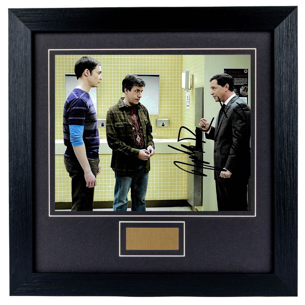 John Bowie Personally Signed Big Bang Theory 8 x 10 Photograph Framed