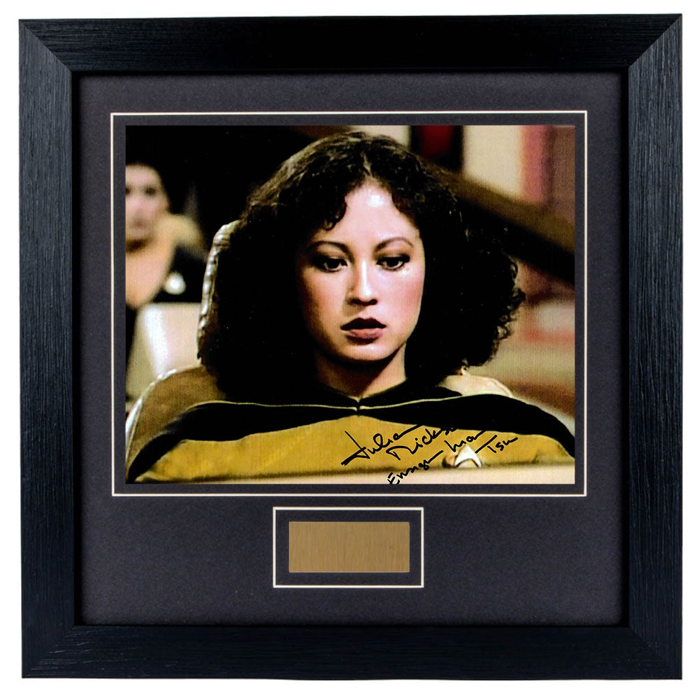 Julia Nickson Personally Signed Star Trek Next Gen V2 8 x 10 Photograph Framed