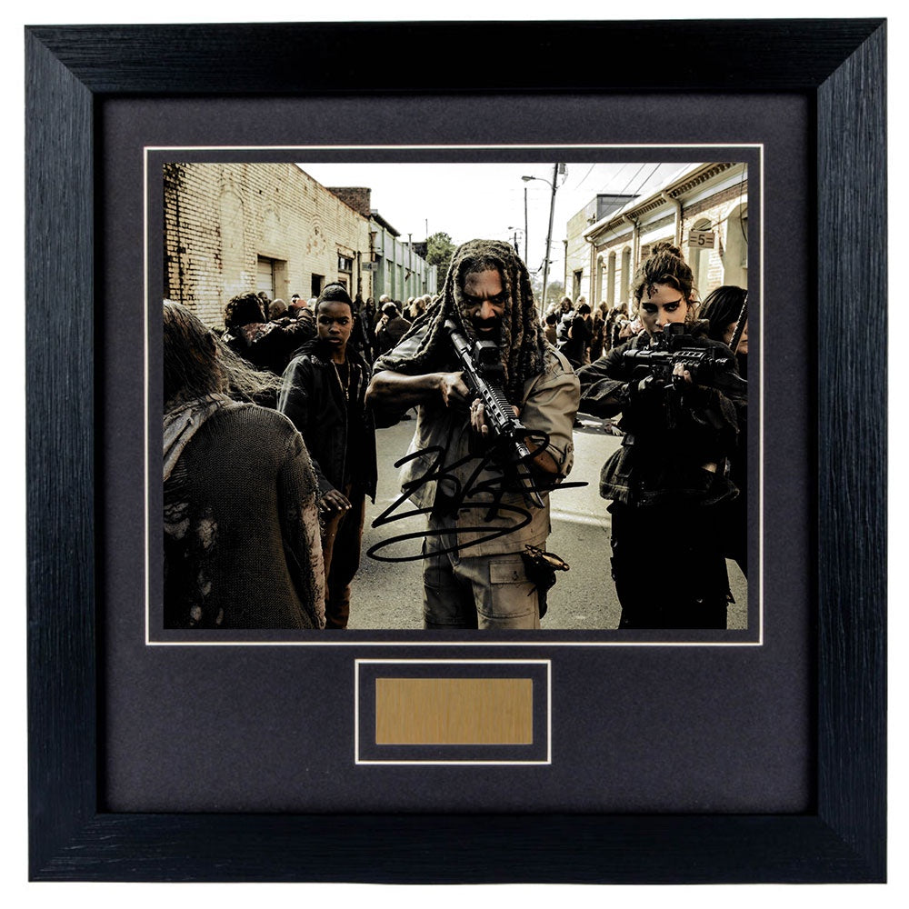 Khary Payton Personally Signed The Walking Dead V1 8 x 10 Photograph Framed