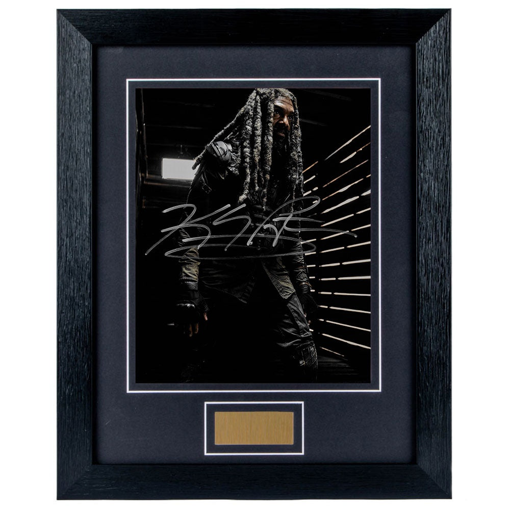 Khary Payton Personally Signed The Walking Dead V2 8 x 10 Photograph Framed
