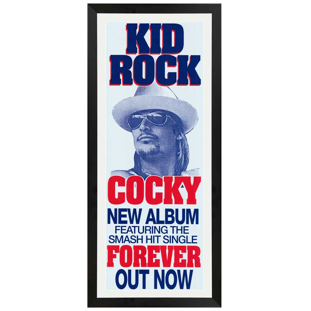 Kid Rock - Cocky Vintage Daybill Poster Framed