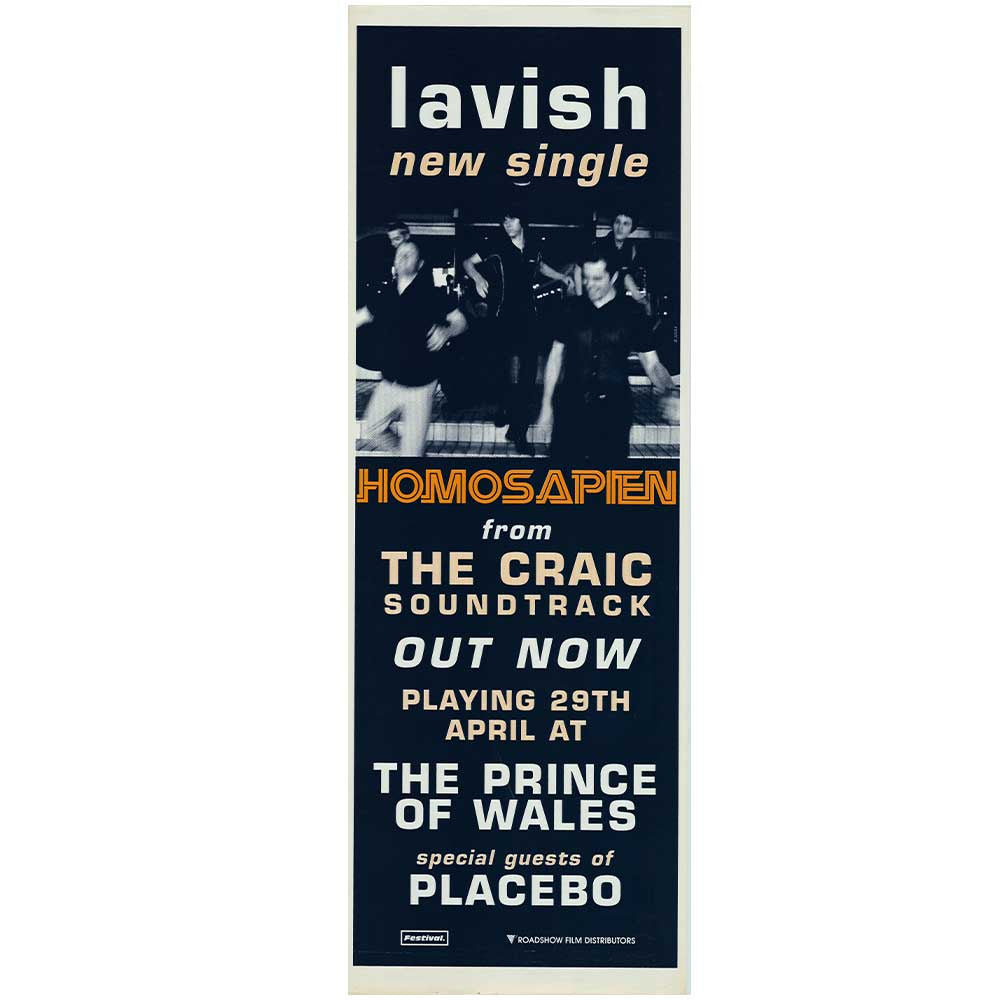 Lavish - Homosapien Vintage Daybill Poster Unframed