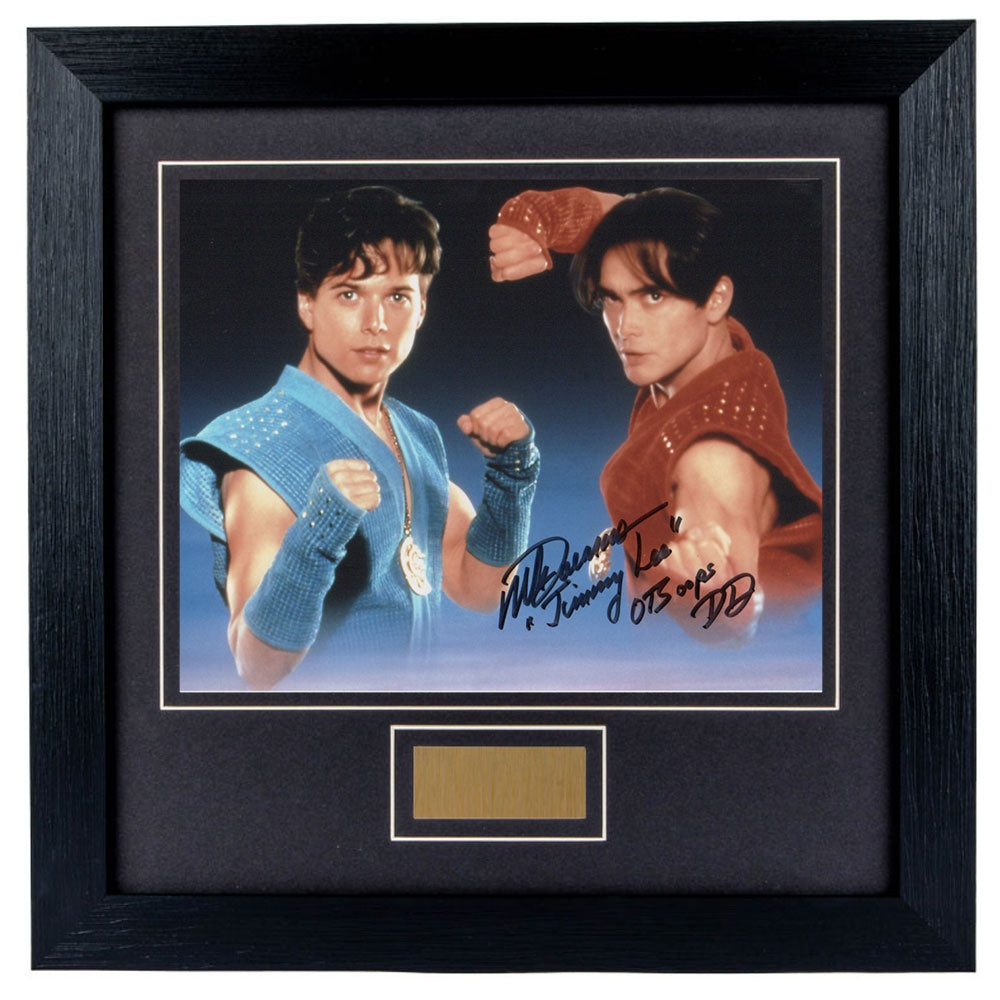Mark Dacascos Personally Signed Double Dragon v1 8 x 10 Photograph Framed