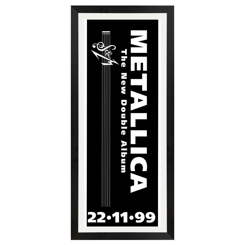 Metallica - S&M Daybill Poster Framed