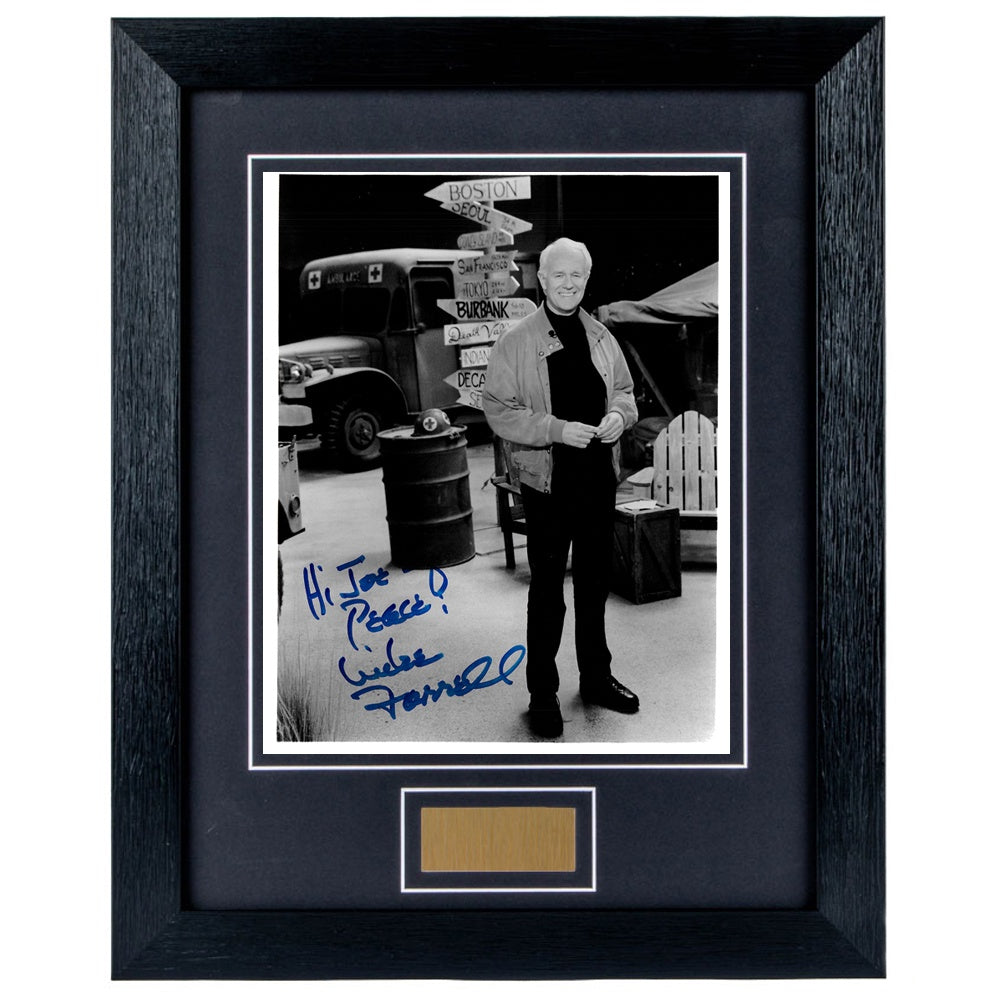 Mike Farrell Personally Signed MASH V1 Personalised 8 x 10 Photograph Framed