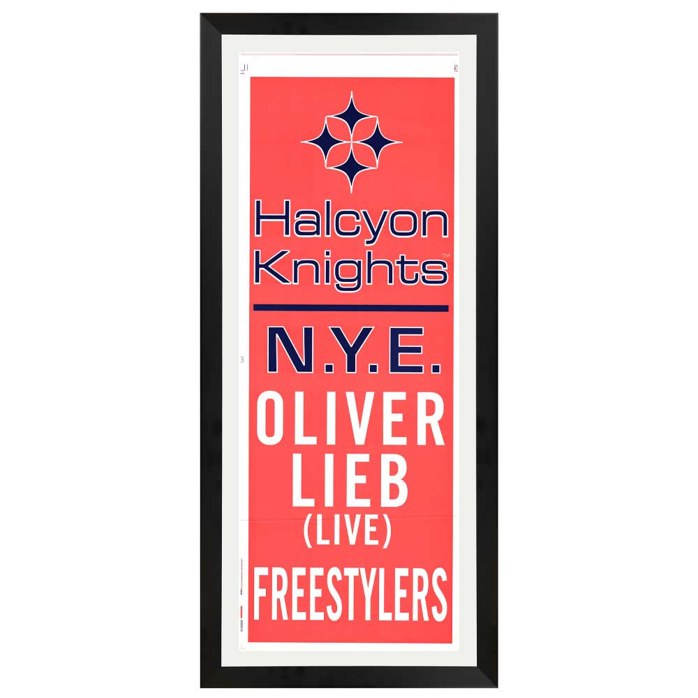 Oliver Lieb NYE Daybill Poster Framed