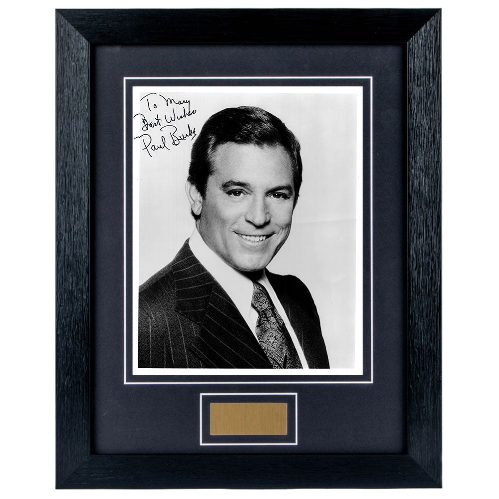 Paul Burke Personally Signed Personalised portrait 8 x 10 Photograph Framed