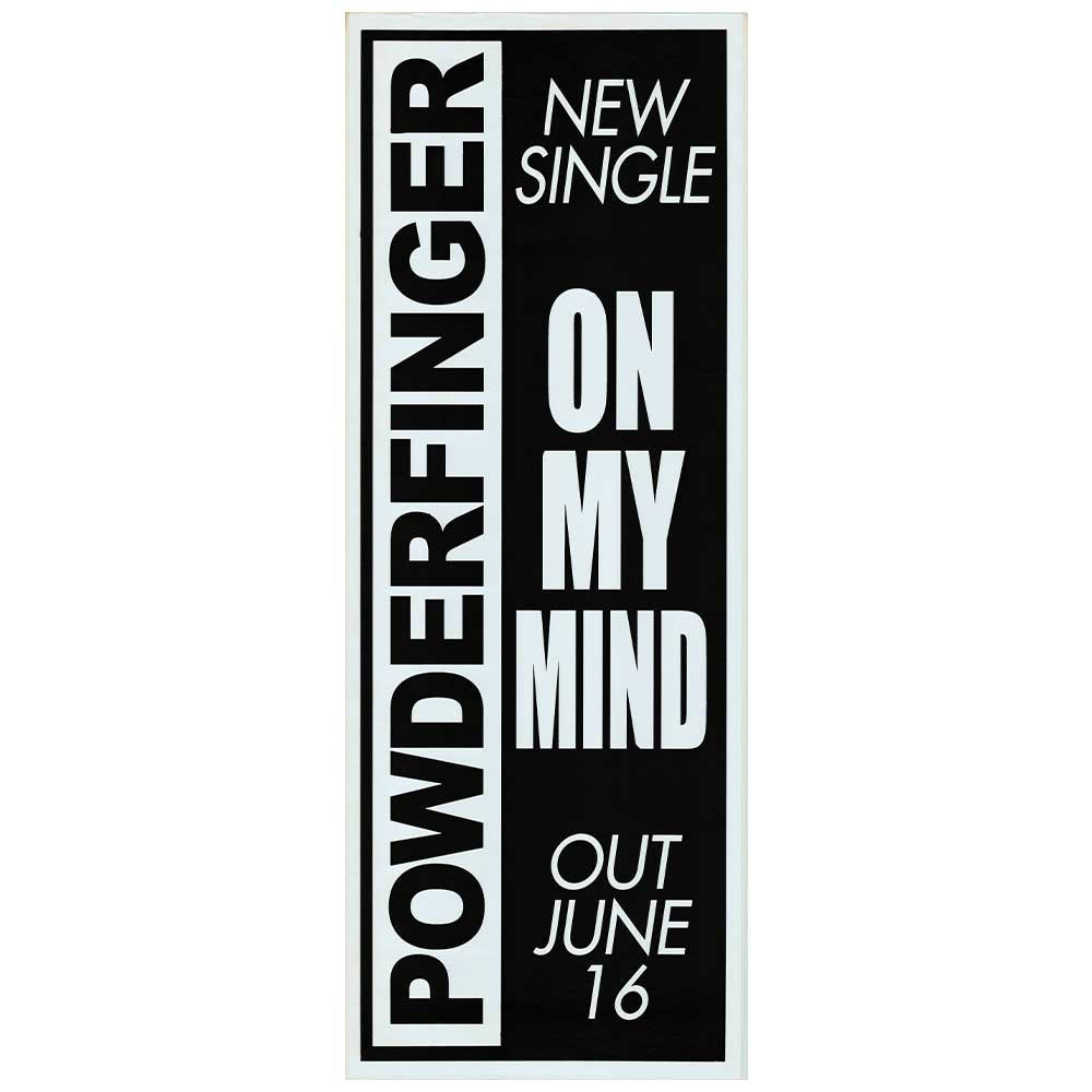 Powderfinger - On My Mind Promotional Vintage Daybill Poster Unframed