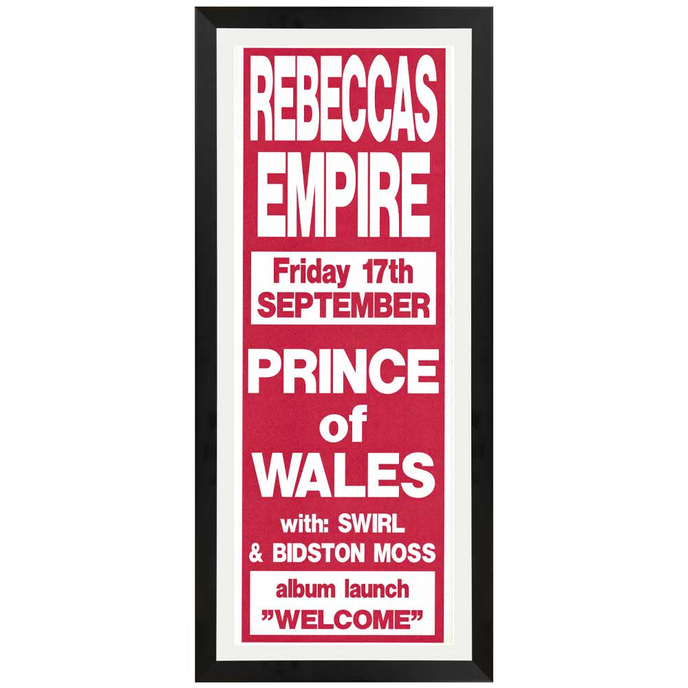 Rebecca's Empire – Prince of Wales Daybill Poster Framed