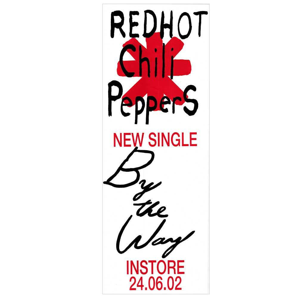 Red Hot Chili Peppers - By The Way Promotional Vintage Daybill Poster Unframed