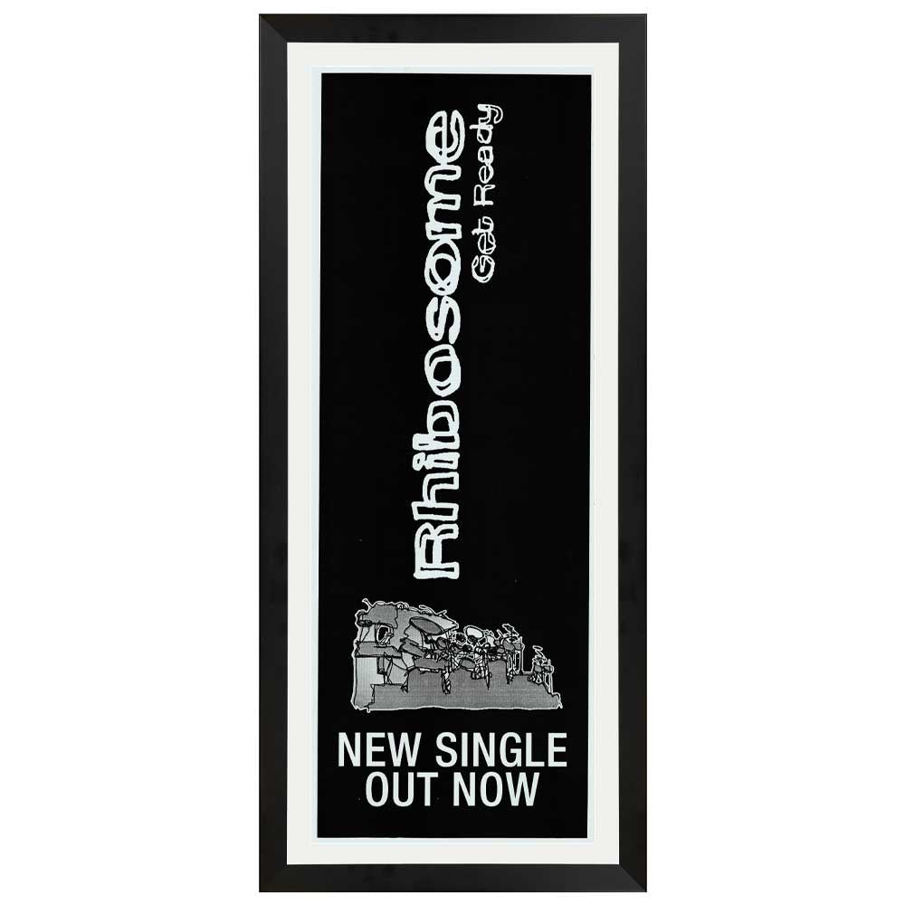 Rhibosome - Get Ready Promotional Vintage Daybill Poster Framed