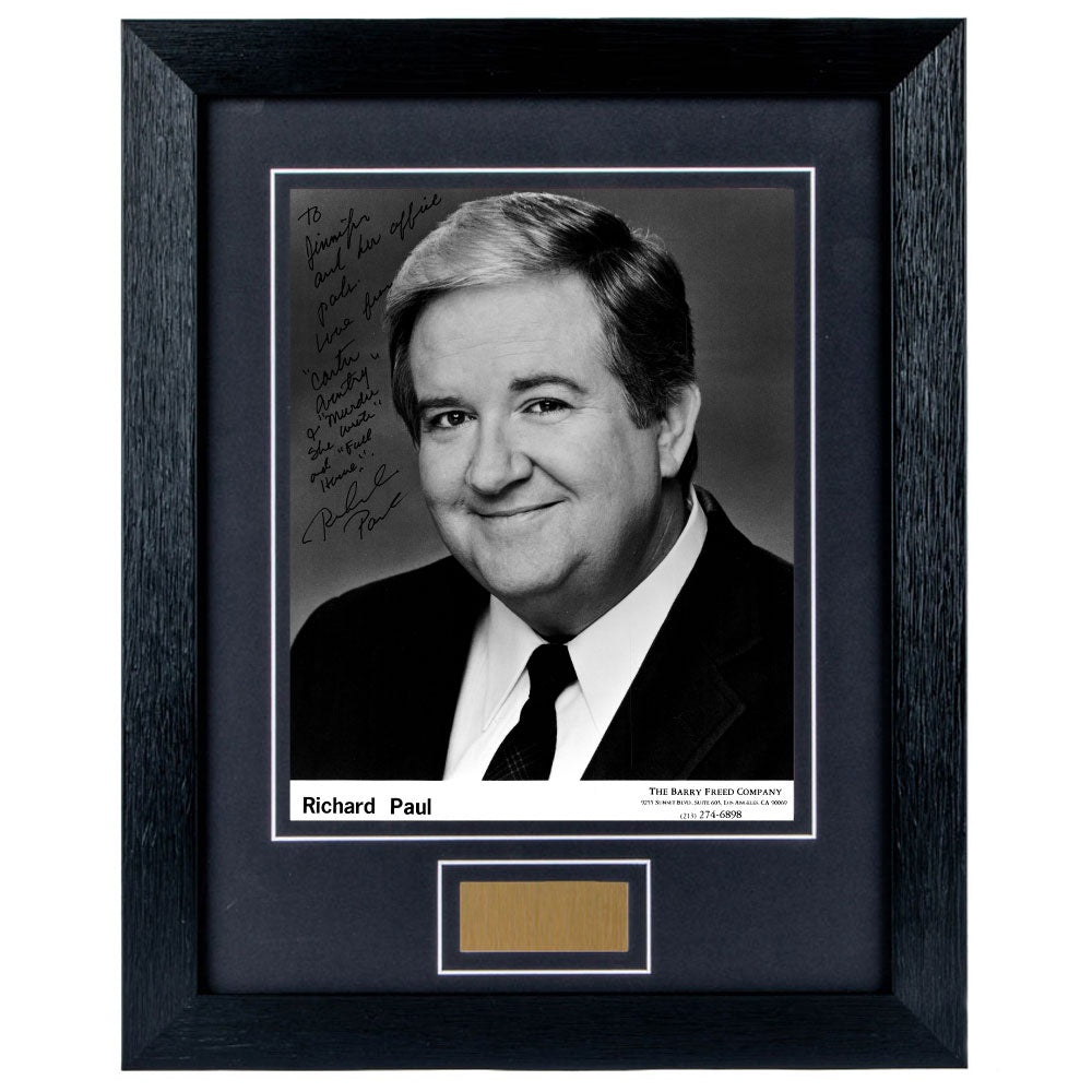 Richard Paul Personally Signed Personalised Portrait 8 x 10 Photograph Framed