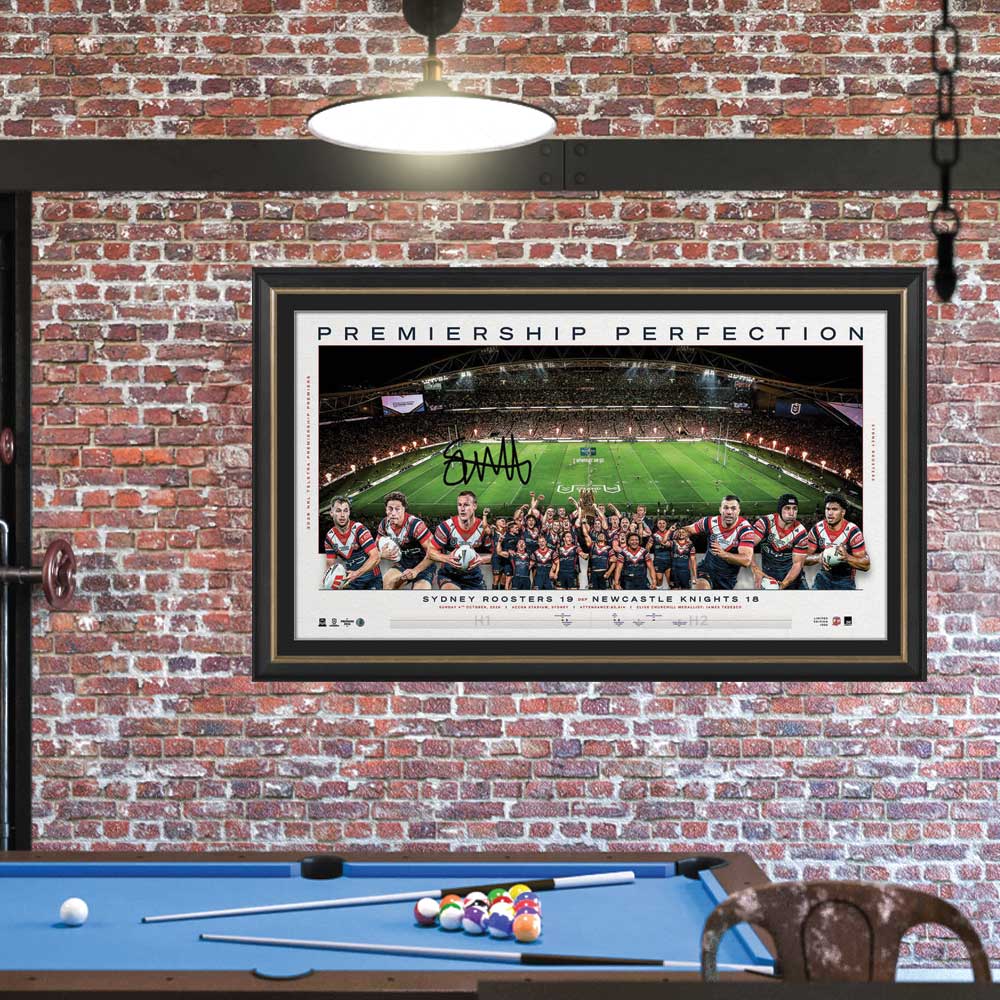 Sam Walker Signed Sydney Roosters 2026 Premiers Panoramic