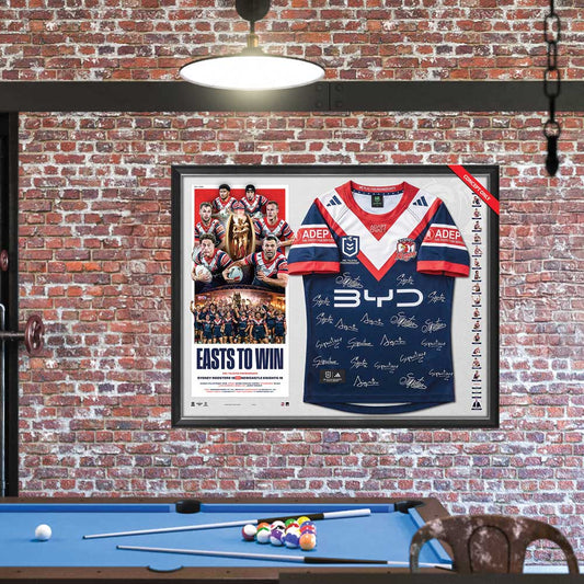 Sydney Roosters 2026 Premiers Team Signed Jersey