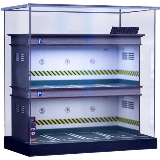 1:64 Scale Double Deck Model Car Parking Garage