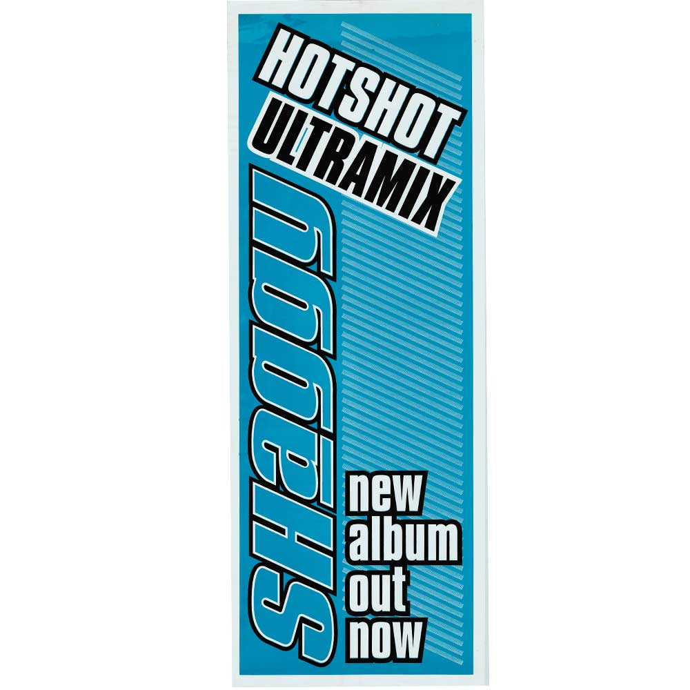 Shaggy - Hotshot Ultramix Promotional Vintage Daybill Poster Unframed