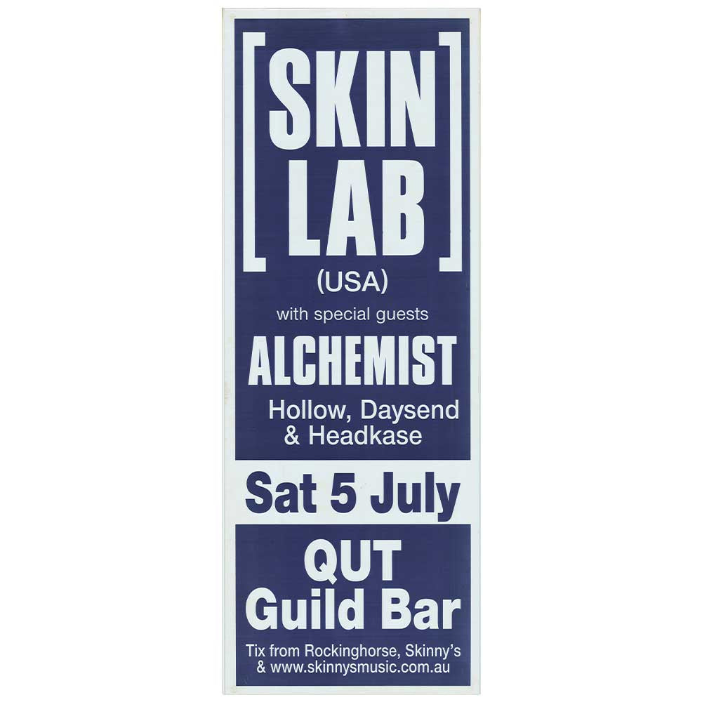 Skin Lab - QUT Guild Bar Promotional Vintage Daybill Poster Unframed