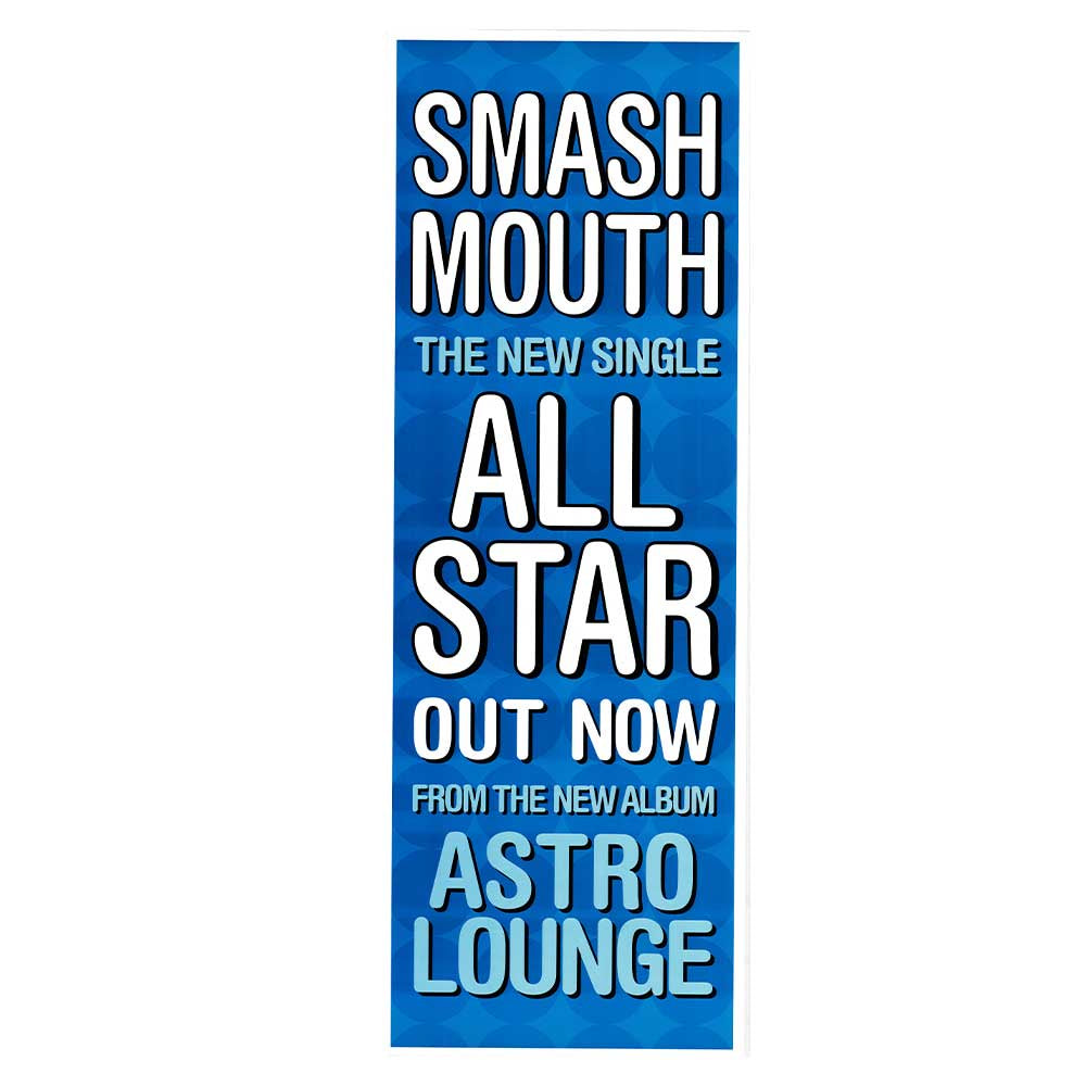 Smash Mouth - All Star Promotional Vintage Daybill Poster Unframed