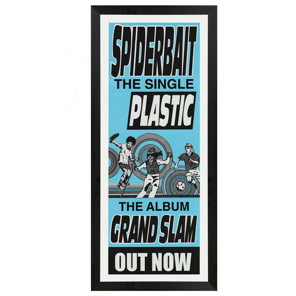 Spiderbait - Plastic Promotional Vintage Daybill Poster Framed
