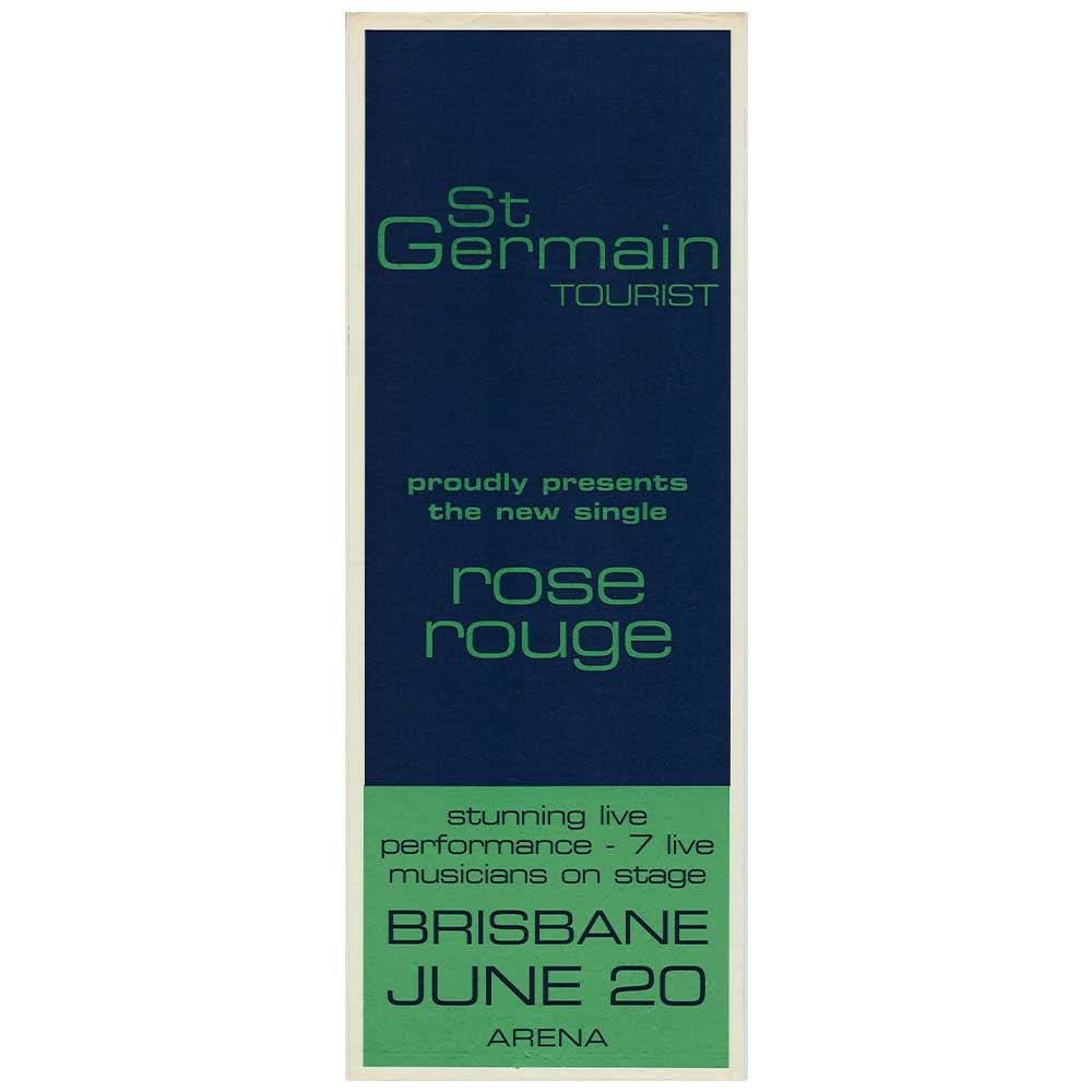 St Germain - Rose Rouge Promotional Vintage Daybill Poster Unframed