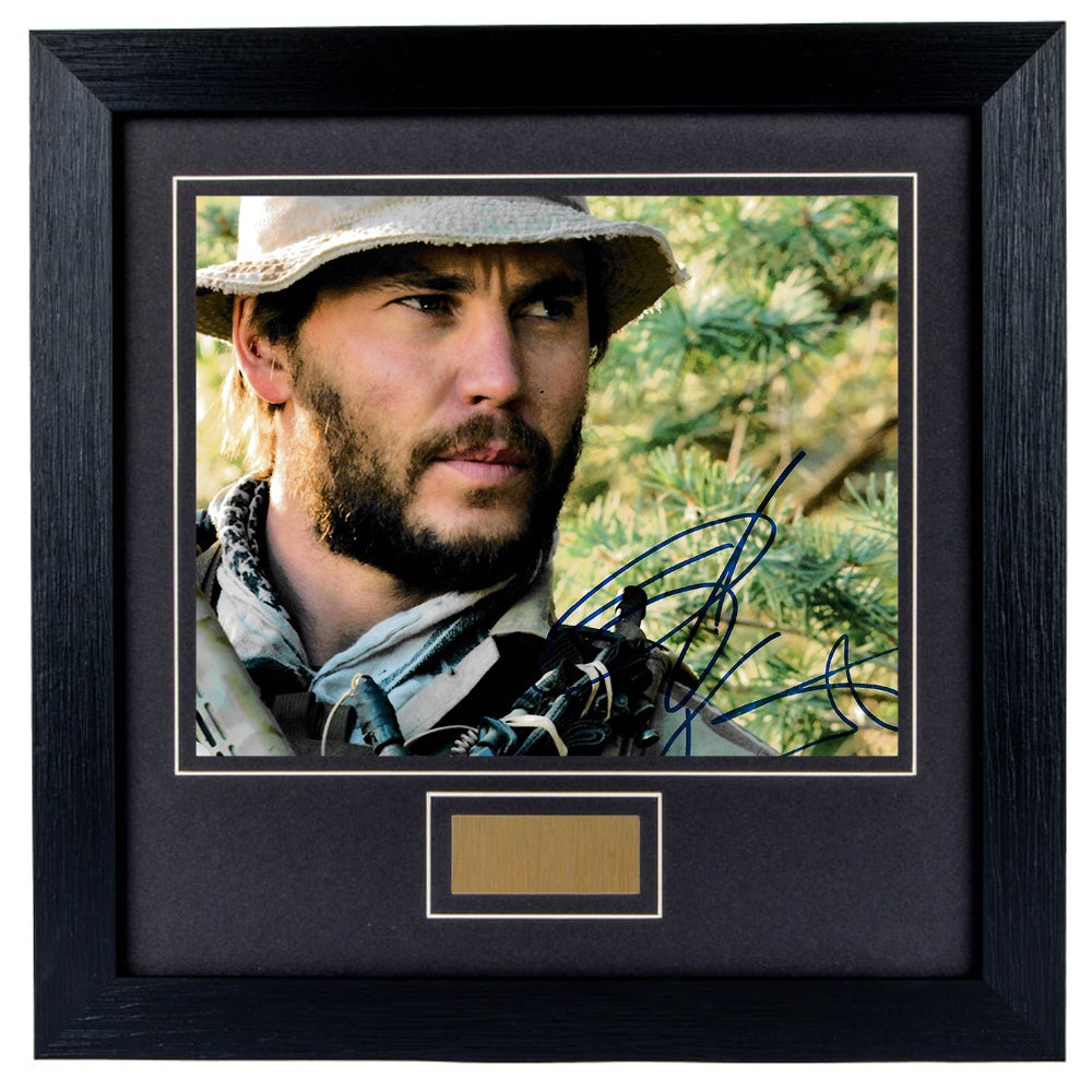 Taylor Kitsch Personally Signed Lone Survivor 8 x 10 Photograph Framed