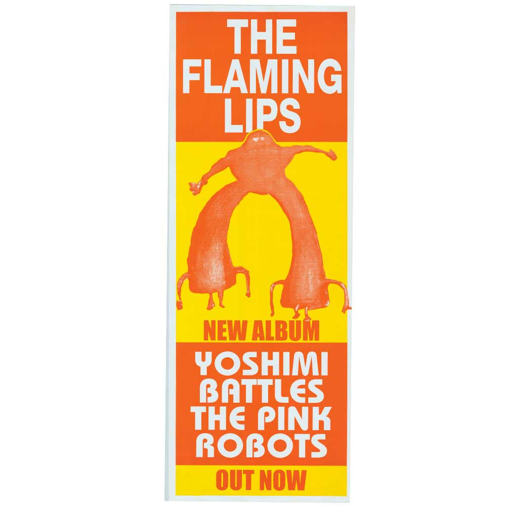The Flaming Lips - Yoshimi Battles the Pink Robots Vintage Daybill Poster Unframed