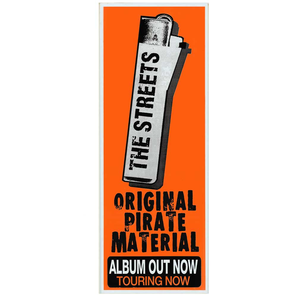 The Streets - Original Pirate Material Promotional Vintage Daybill Poster Unframed