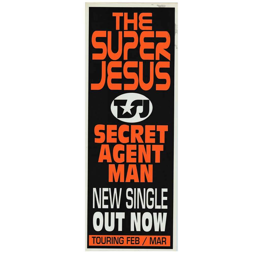 The Super Jesus - Secret Agent Man Promotional Vintage Daybill Poster Unframed