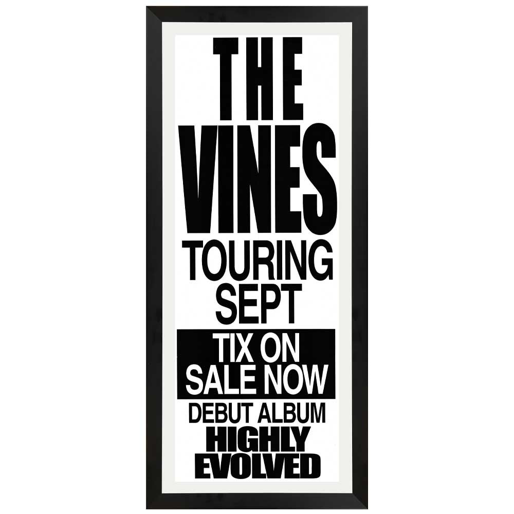 The Vines – Highly Evolved Vintage Daybill Poster Framed