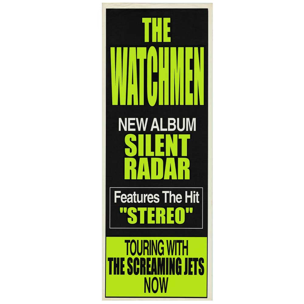 The Watchmen - Silent Radar Promotional Vintage Daybill Poster Unframed