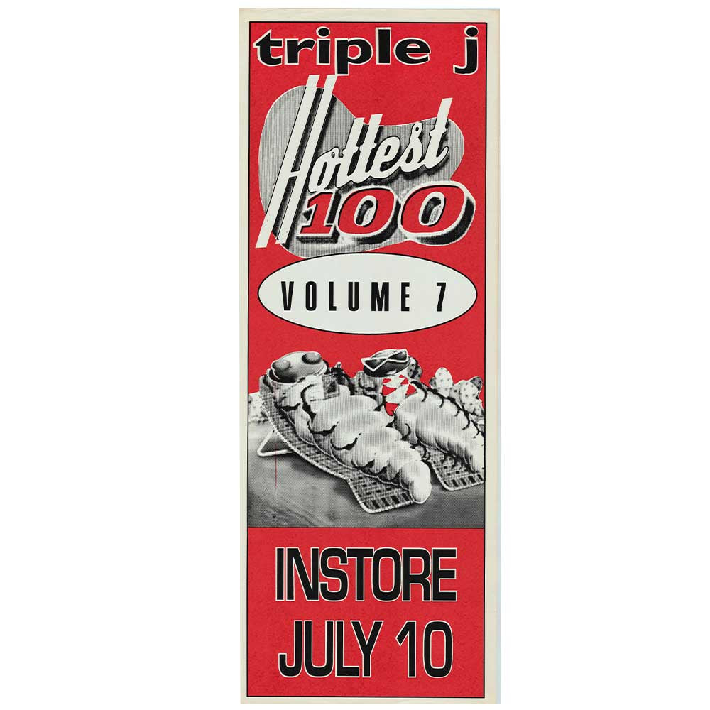 Triple J - Hottest 100 Volume 7 Promotional Vintage Daybill Poster Unframed