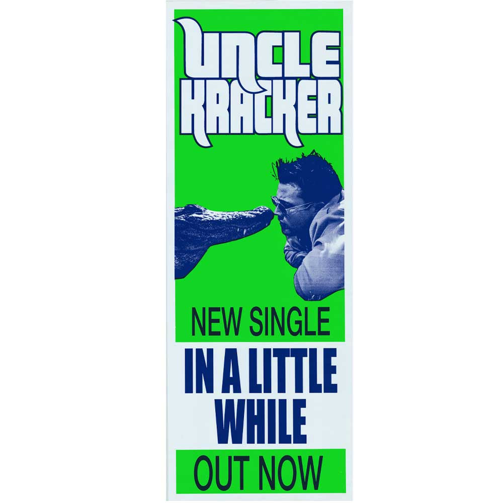 Uncle Kracker - In a Little While Promotional Vintage Daybill Poster Unframed