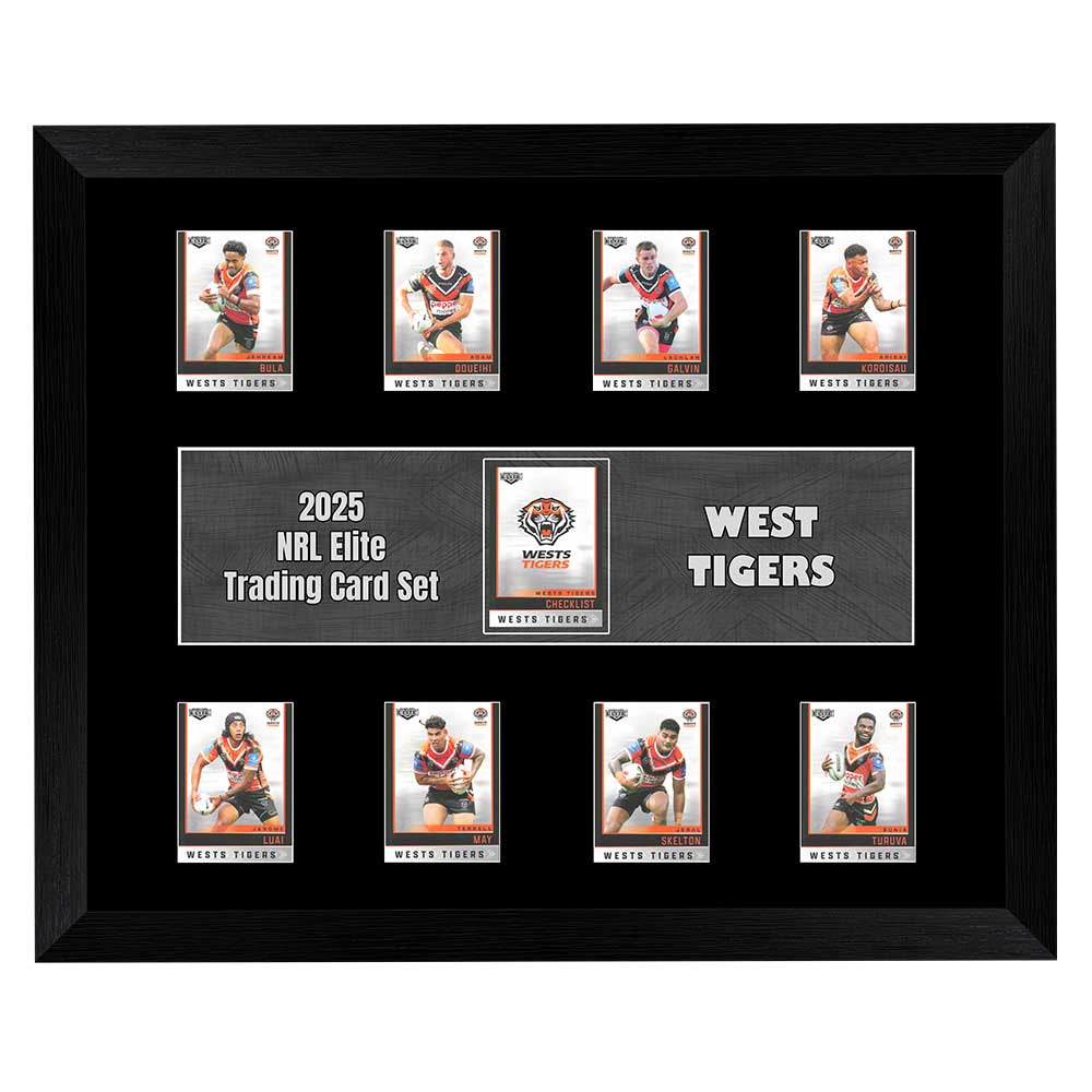 West Tigers 2025 Elite Trading Card Frame