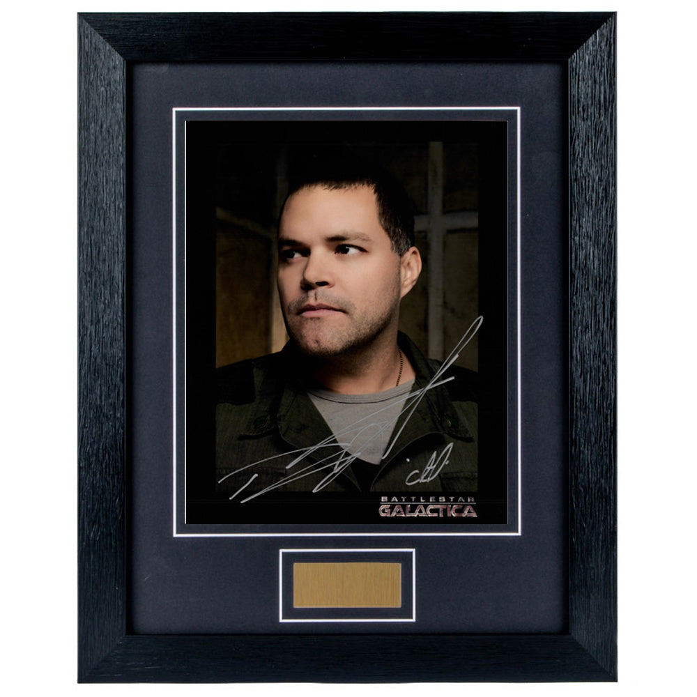 Aaron Douglas Personally Signed Battlestar Galactica 8 x 10 Photograph Framed
