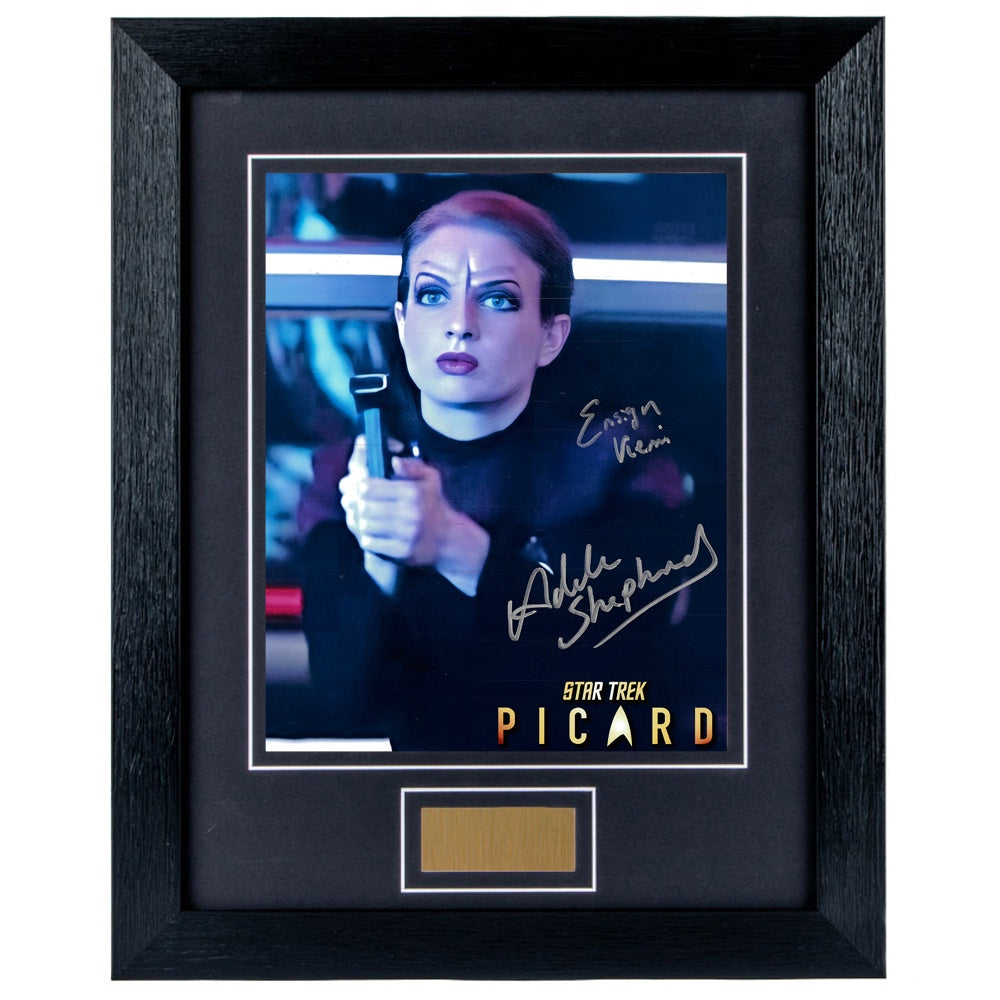 Adel Shephard Personally Signed Star Trek V5 8 x 10 Photograph Framed