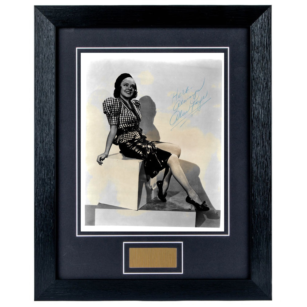 Alice Faye Personally Signed Alexanders Ragtime Band 8 x 10 Photograph Framed