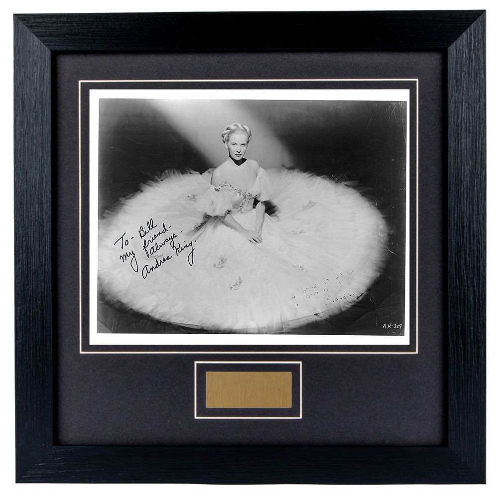 Andrea King Personally Signed Portrait V3 8 x 10 Photograph Framed