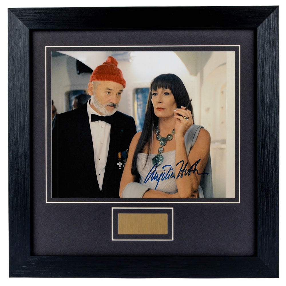 Anjelica Huston Personally Signed The Life Aquatic With Steve Zissou 8 x 10 Photograph Framed